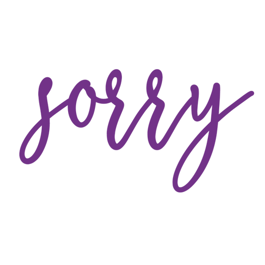 Gemini Stempel und Stanze Sorry you're leaving