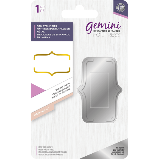 Gemini Elements - Foil Stamp Die - Bracket Frame