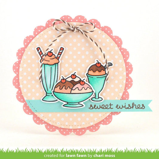 Lawn Fawn Here's the Scoop Stanzen