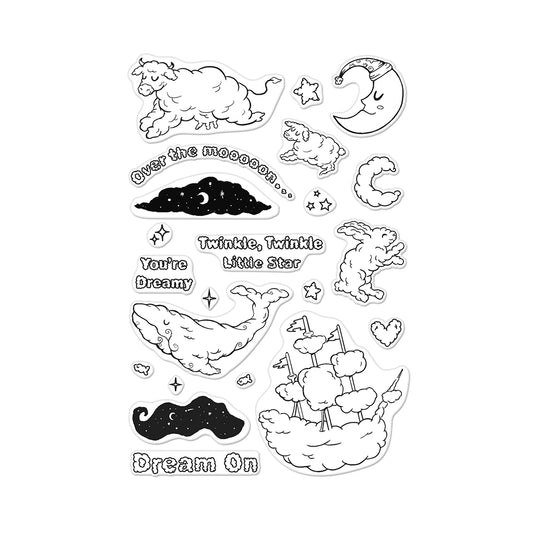Hero Arts - Cloudy Animals - Clear Stamps