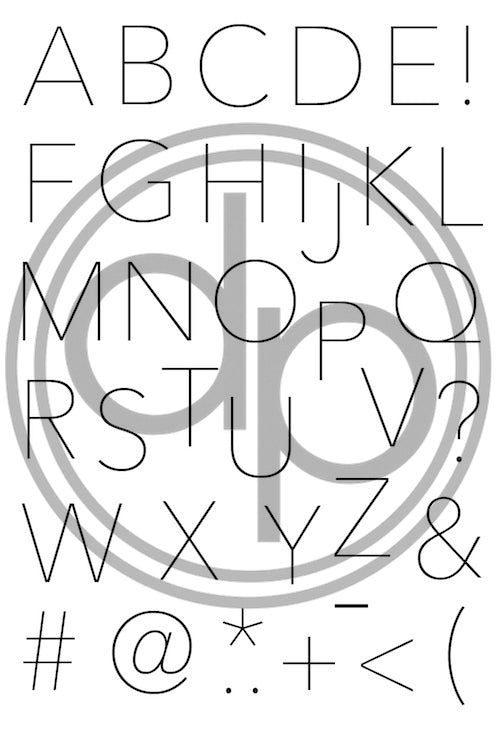 Klartext-Stempelset A6 "Greta klein"