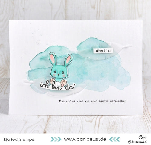 Klartext-Stempelset A6 "Hey Baby"