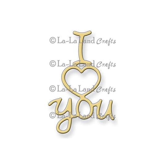 La-La Land Crafts Dies - I Heart You