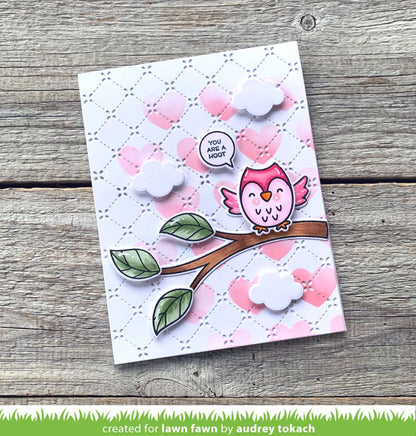 Lawn Fawn - Conversation Heart - Stencils