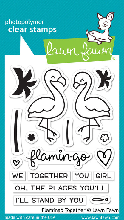 Lawn Fawn - Flamingo Together Clear Stamp