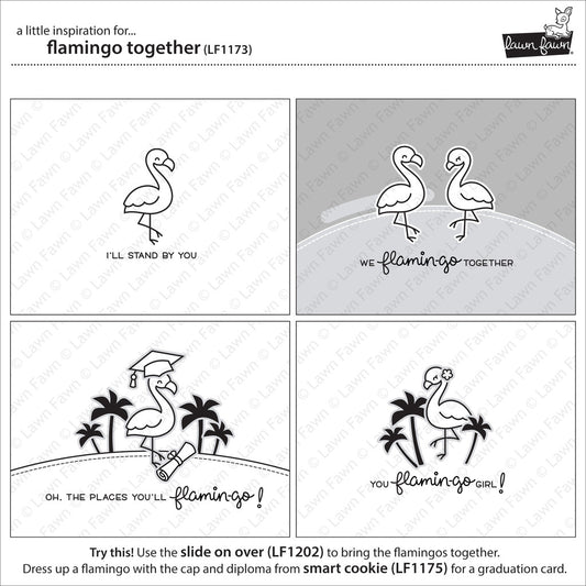 Lawn Fawn - Flamingo Together Clear Stamp