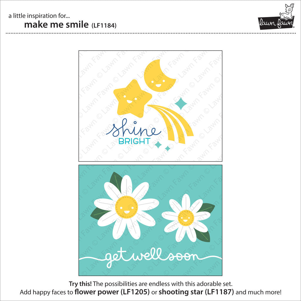 Lawn Fawn - Make Me Smile Die