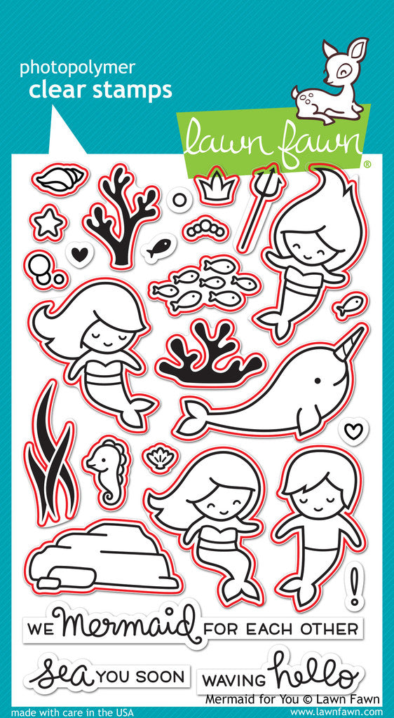 Lawn Fawn - Mermaid For You Die