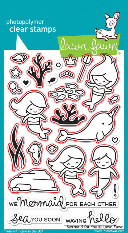 Lawn Fawn - Mermaid For You Die