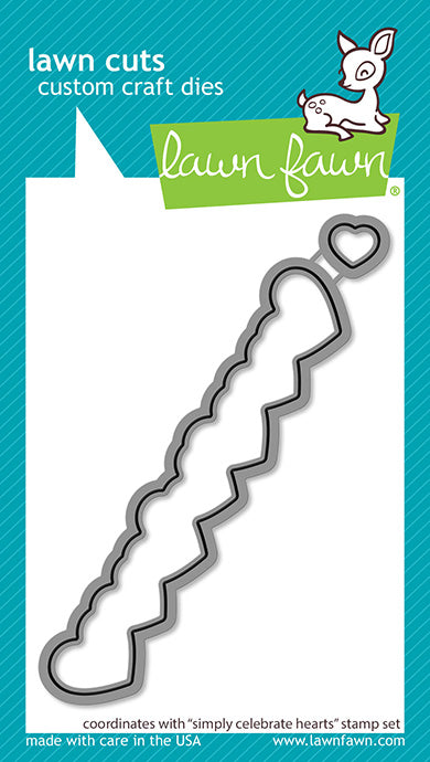 Lawn Fawn - Simply celebrate Hearts - Stanzen