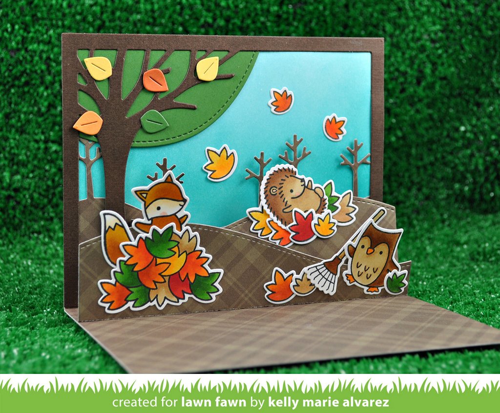 Lawn Fawn - Stand Alone Stitched Hillside Pop-Ups - Cuts