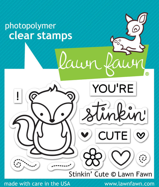 Lawn Fawn - Stinking' Cute Clear Stamp