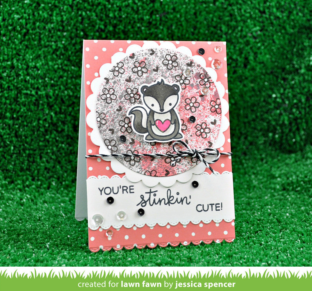Lawn Fawn - Stinking' Cute Clear Stamp