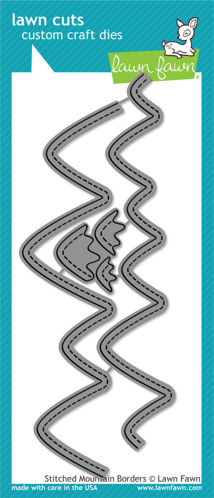 Lawn Fawn - Stitched Mountain Border Die