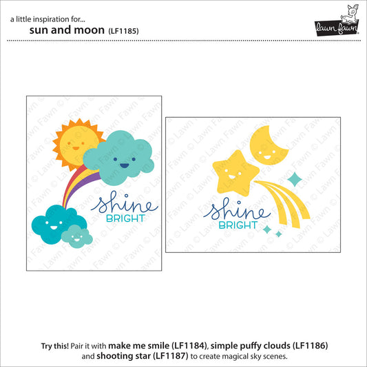 Lawn Fawn - Sun And Moon Die