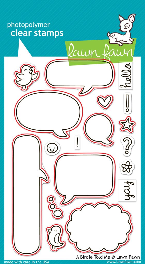 Lawn Fawn - A Birdie Told Me Stanzen