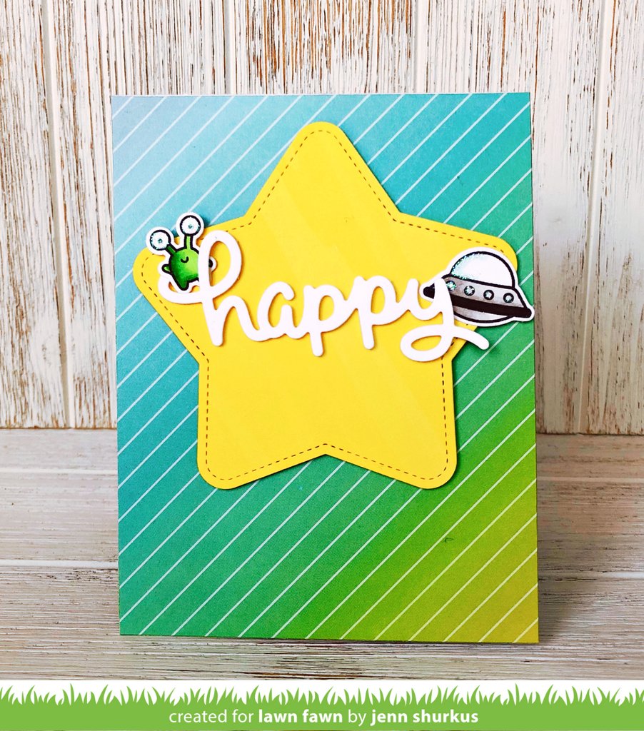 Lawn Fawn - Beam Me Up - Clear Stamps 4x6