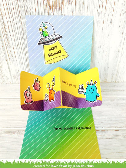 Lawn Fawn - Beam Me Up - Clear Stamps 4x6