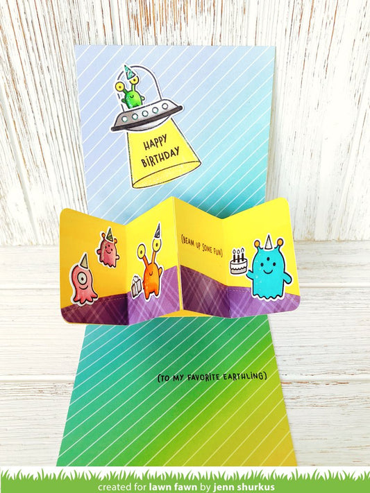 Lawn Fawn - Beam Me Up - Clear Stamps 4x6