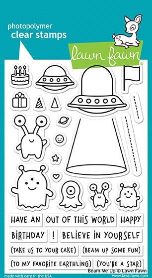 Lawn Fawn - Beam Me Up - Clear Stamps 4x6