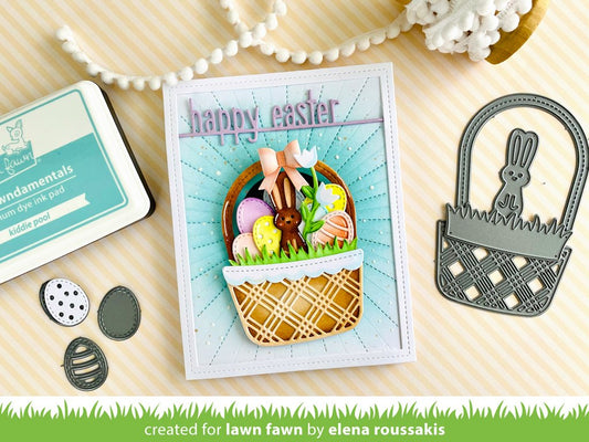 Lawn Fawn Build-a-Basket: Easter Stand Alone Stanze