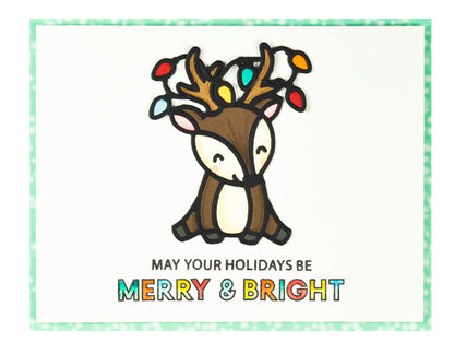 Lawn Fawn - Cheery Deer - Stand Alone Stanze