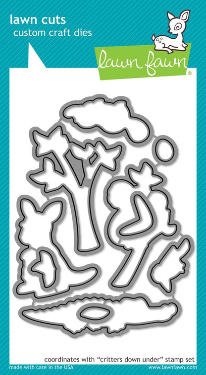 Lawn Fawn - Critters Down Under - Stanzen