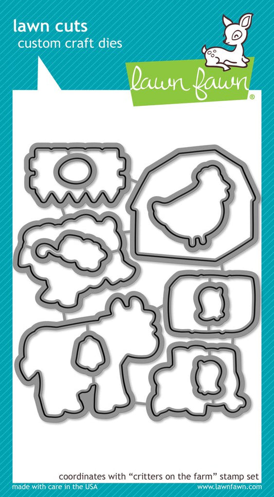 Lawn Fawn - Critters On The Farm - Stanze