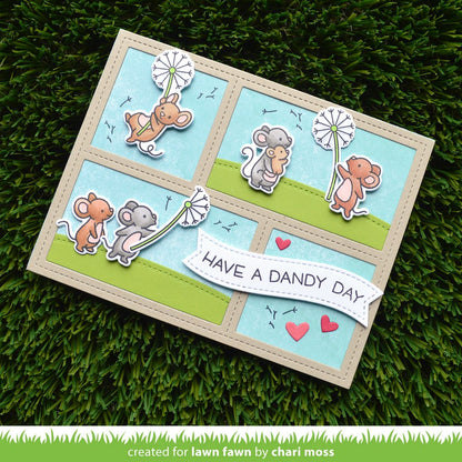 Lawn Fawn Dandy Day Flip-Flop Stempel Set 2x3