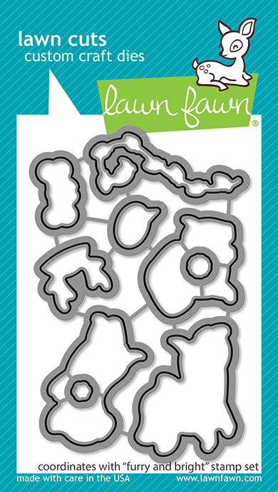 Lawn Fawn - Furry and Bright - Stanze