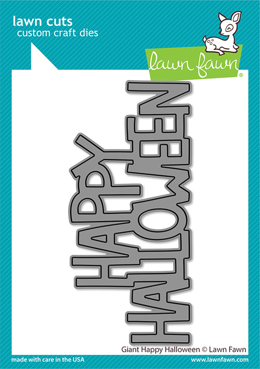 Lawn Fawn - Giant Happy Halloween - Stand Alone Stanze