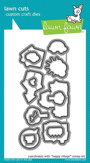 Lawn Fawn - Happy Village - Stanzen