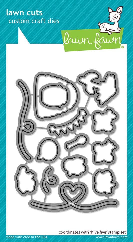 Lawn Fawn - Hive Five - Stanzschablonen bastel-traum.ch