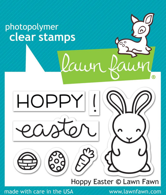 Lawn Fawn - Hoppy Easter - Clear Stamp 2x3