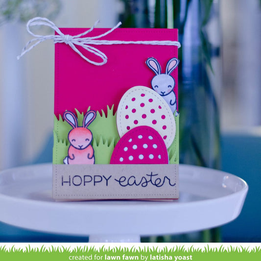 Lawn Fawn - Hoppy Easter - Clear Stamp 2x3