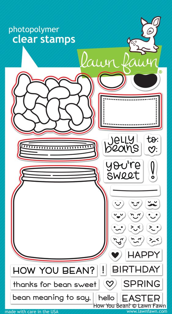 Lawn Fawn - How Have You Bean? - Stanze