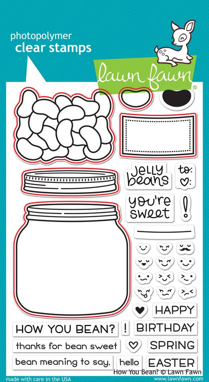 Lawn Fawn - How Have You Bean? - Stanze