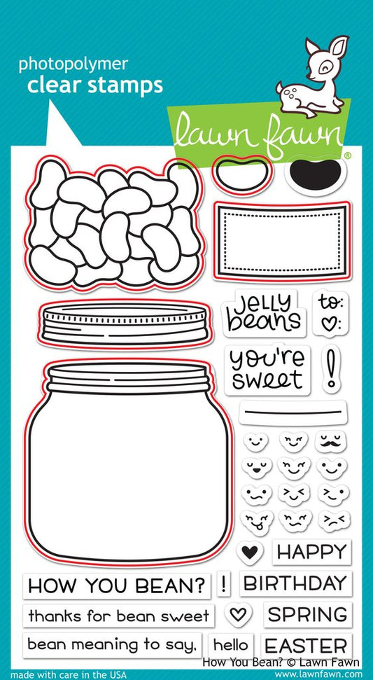 Lawn Fawn - How Have You Bean? - Stanze