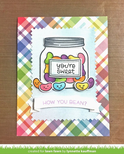 Lawn Fawn - How You Bean? - Clear Stamp 4x6
