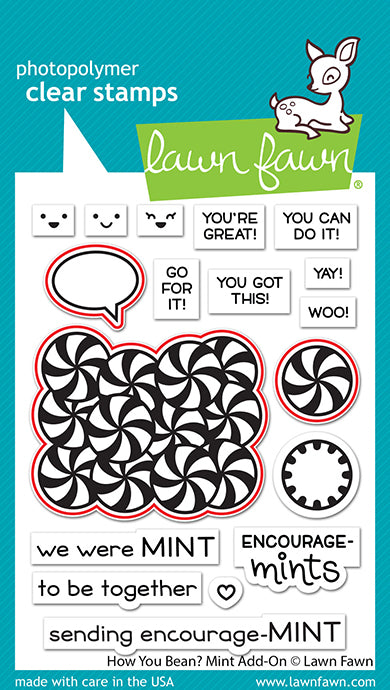 Lawn Fawn - How You Bean? Mint Add-On - Stanze