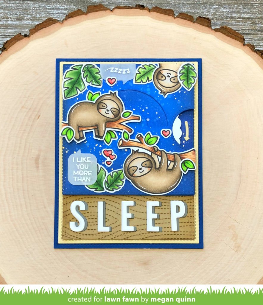 Lawn Fawn - I Like Naps - Clear Stamps 2x3