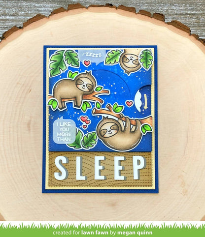 Lawn Fawn - I Like Naps - Clear Stamps 2x3