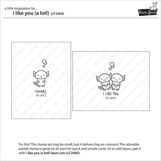 Lawn Fawn - I like you (a Lotl) - Clear Stamp 2x3