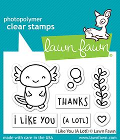Lawn Fawn - I like you (a Lotl) - Clear Stamp 2x3