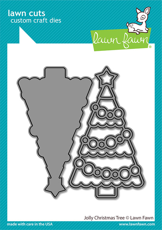 Lawn Fawn - Jolly Christmas Tree - Stand Alone Stanze 