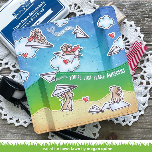 Lawn Fawn - Just Plane awesome - Stamp Set bastel-traum.ch