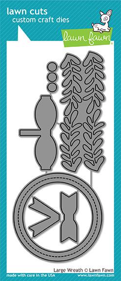 Lawn Fawn - Large Wreath - Stanze