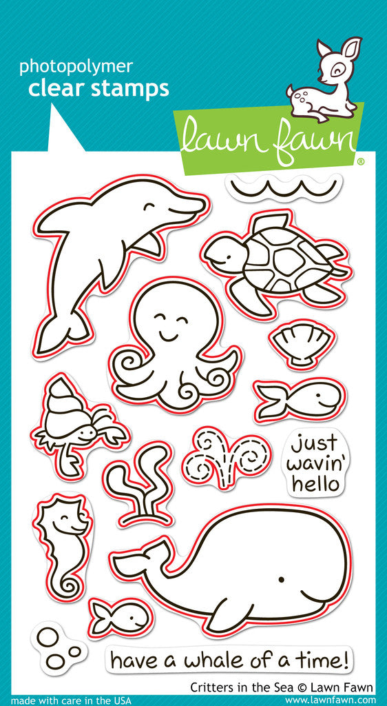 Lawn Fawn - Lawn Cuts - Critters In The Sea