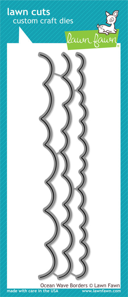 Lawn Fawn - Lawn Cuts - Ocean Wave Borders