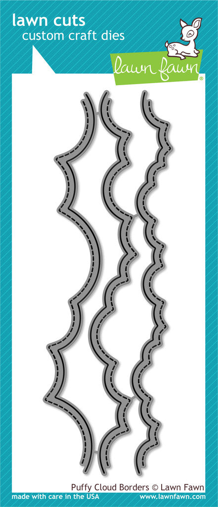 Lawn Fawn - Lawn Cuts - Puffy Cloud Borders